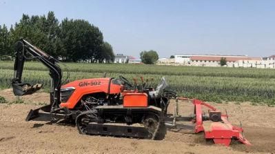 50HP Agricultural Crawler Tractor, Can Be Used in Water and Dry Land