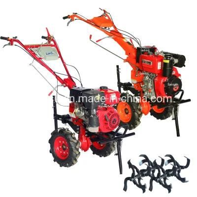 Farm Use Tractor Equipment Agricultural Power Rotary Tiller Cultivator Power Tiller