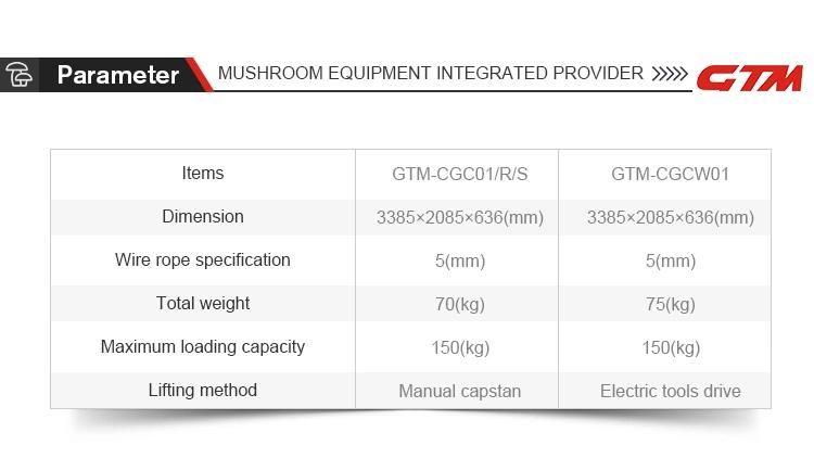 Mushroom Picking Lorry with Aluminium Alloy