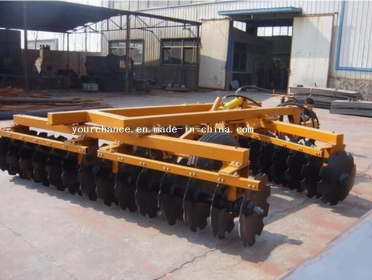 Africa Hot Sale 1bz-2.5 80-100HP Tractor Trailed 2.5m Width 24 Discs Hydraulic Heavy Duty Disk Harrow with ISO Ce Pvoc Coc Certificate