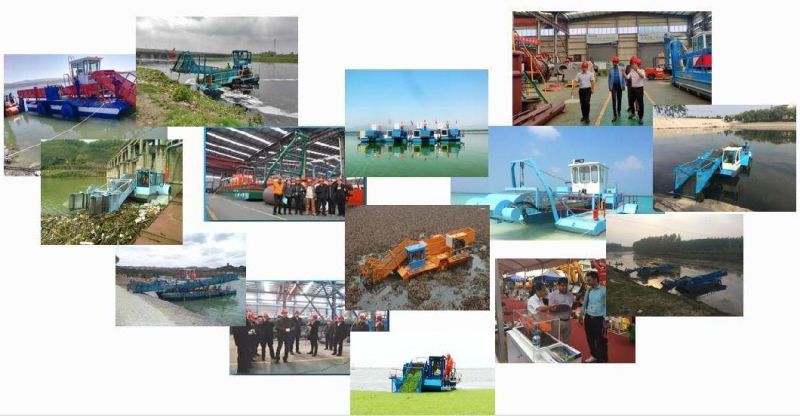 China Manufacturer Skimmer Harvester of Floating Weed Fragments and Trash