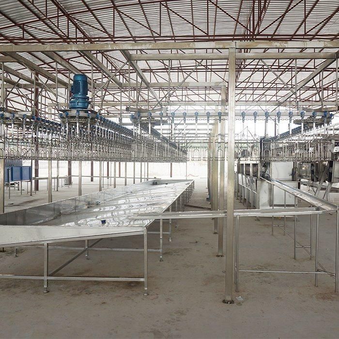 2016 Poultry Processing Manufacturing Poultry Slaughter Evisceration Table