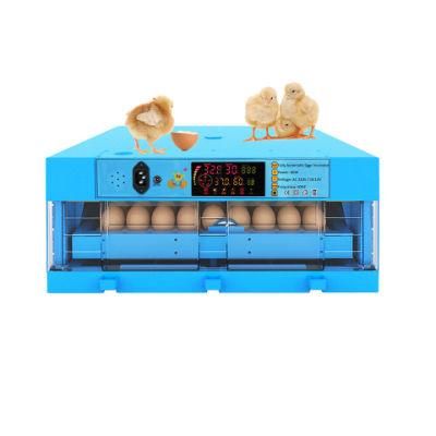 64 PCS High Hatching Rate Industrial Mini Large Fully Automatic Pigeon Egg Incubator Machine Chicken Egg Incubator for Sale