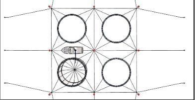 Aquaculture PE Floating Fish Cage for Offshore Sea Bass Farming