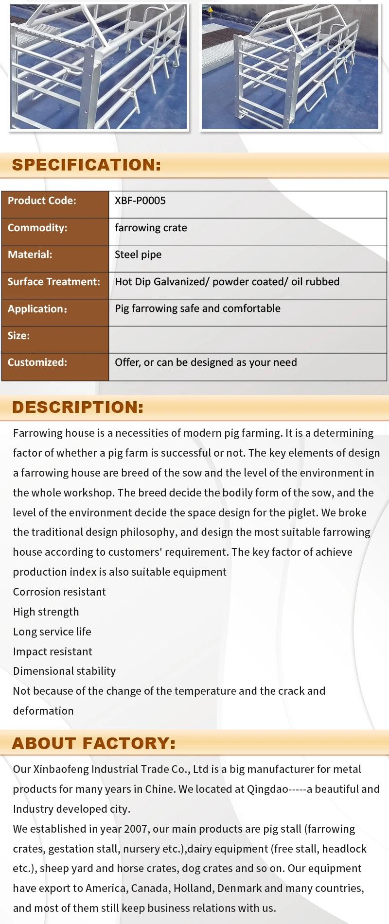 Factory Direct Sales Pig Raising Equipment, Animal Husbandry Equipment, Pig Farrowing Box, Sow Farrowing Pen