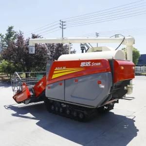 Star Factory Supply Mini Rice Combine Grain Harvester with Crawler