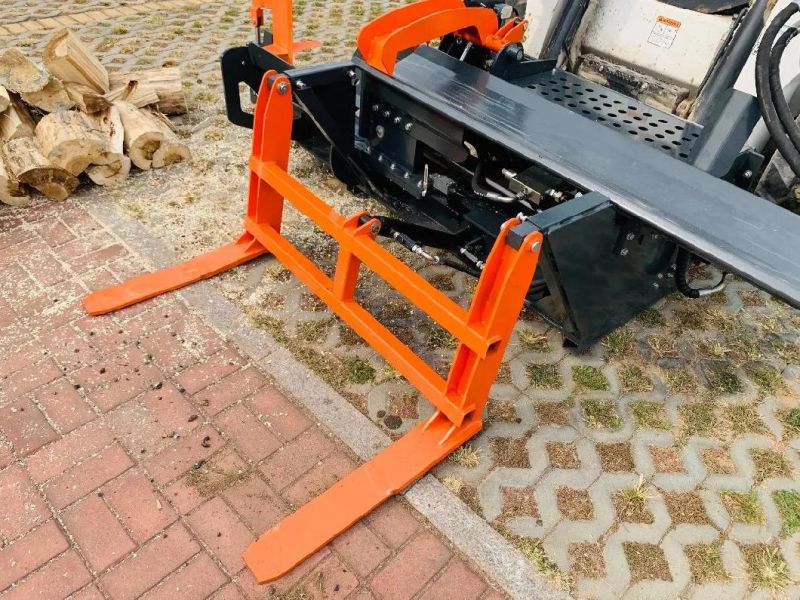 Skid Steer Mounted Firewood Processor with 6way Adjustable