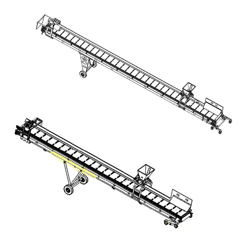 Filling Conveyor Belt Mushroom Farm Transfer Compost Machine