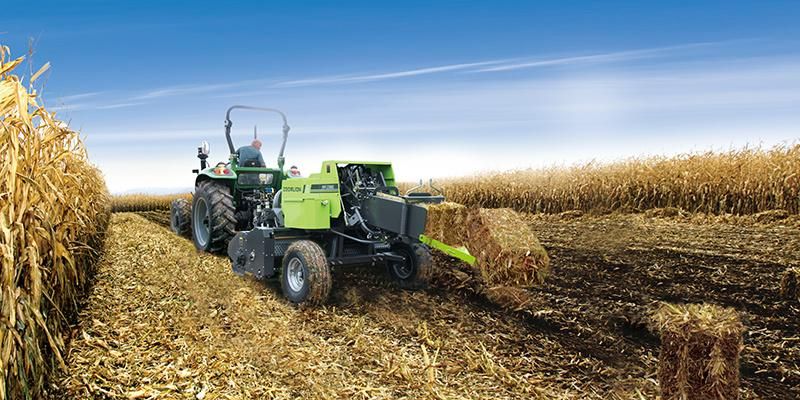 Flexibly Operation Square Bale Wrapper with Tractor for Farm