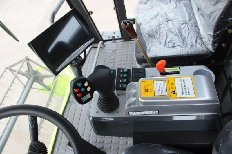 Zoomlion Te100 Wheeled Type Wheat Corn Combine Harvester Agricultural Machinery