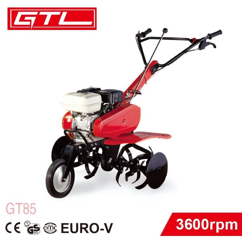 Gasoline Powered Farm Cultivator Gasoline Loosen Soil Mini Power Rotary Tiller (GT85)