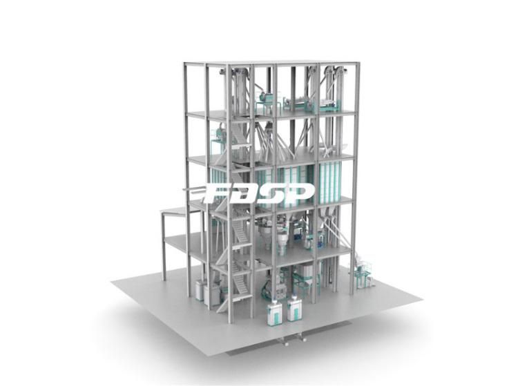 Animal Feed Processing Plant Animal Feed Production Line