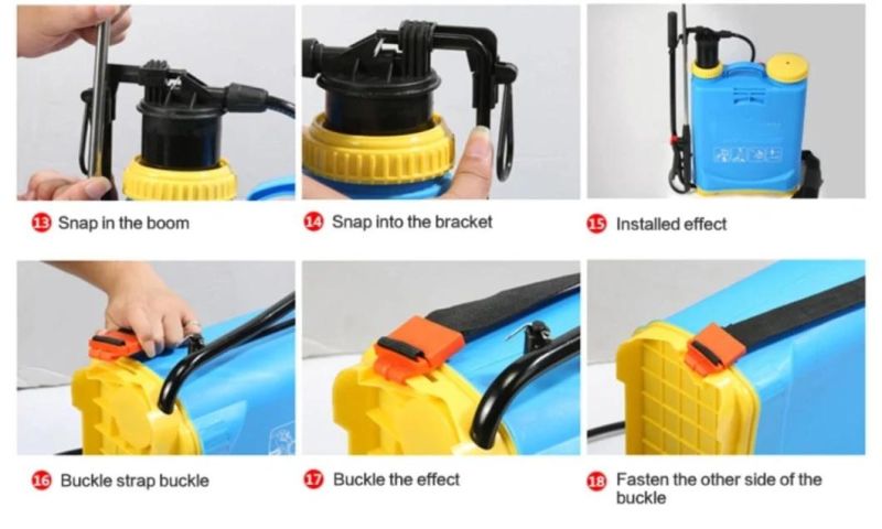 2021hot Sell Factory Agricultural Farm and Garden All New Material Pump Knapsack Hand Sprayer