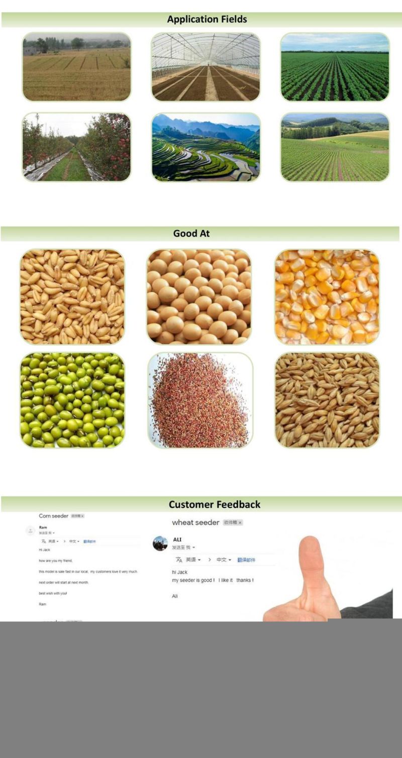 Small Corn Maize Wheat Bean Seeder Price