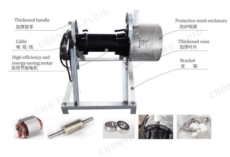 New Type Fish Shrimp Pond Equipment Submersible Jet Aerator for Aquaculture