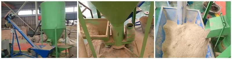 1000kg Animal Feed Processing Crusher Mixer for Small Feed Mill