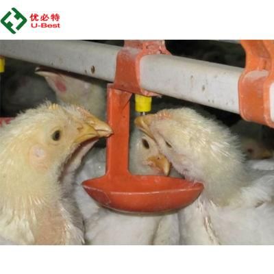 Automatic Poultry Water Nipples 360 Degree Broiler Drinker Equipment