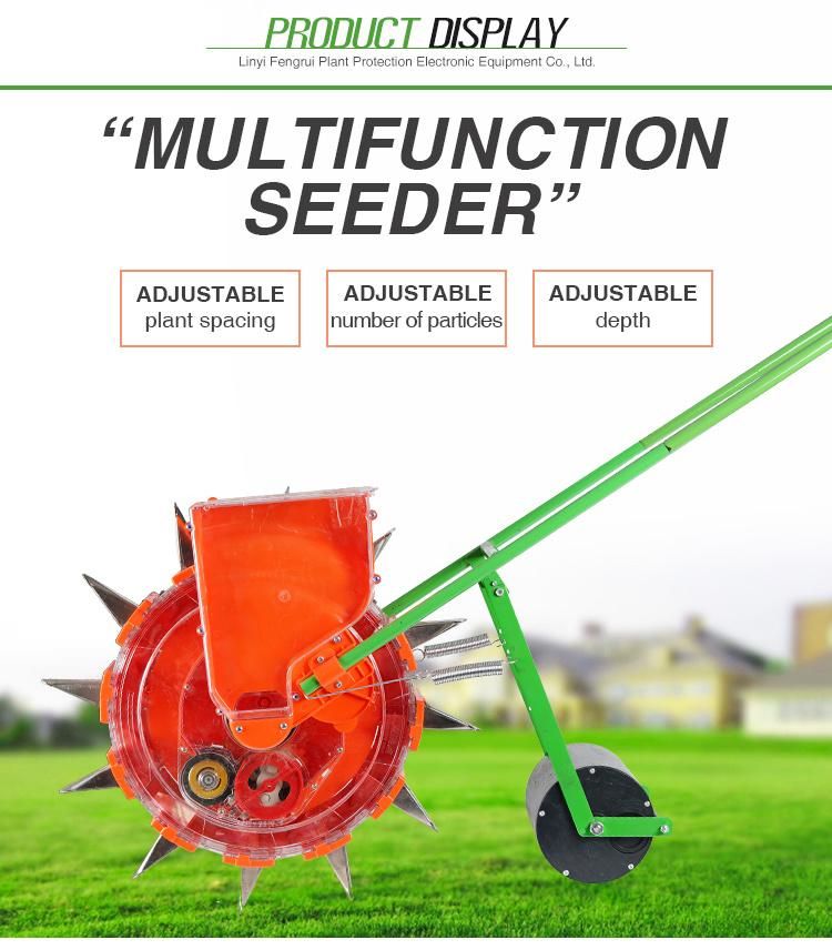 Adjustable Manual Push Corn Beans Peanut Seeder for Sale