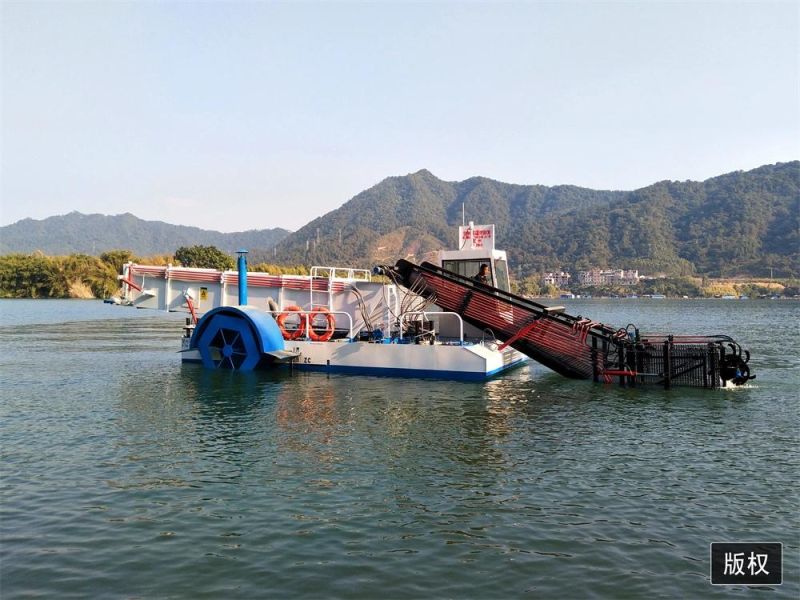 Water Hyacinth Salvage Vessel Weed Mower