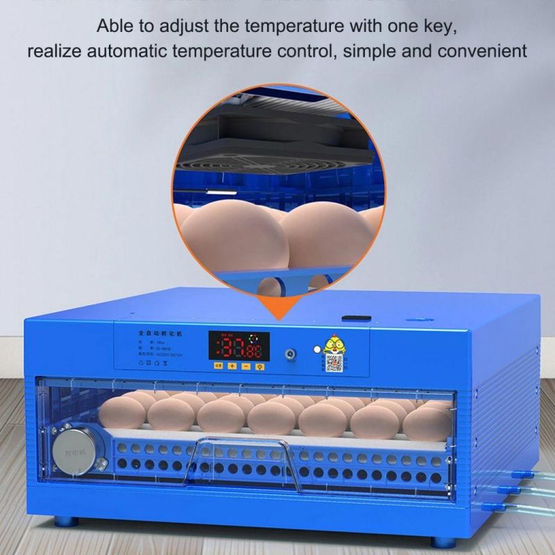 Fully Automatic 72 Egg Incubator Small Chicken Egg Incubator for Poultry Farm Egg Hatching Machine