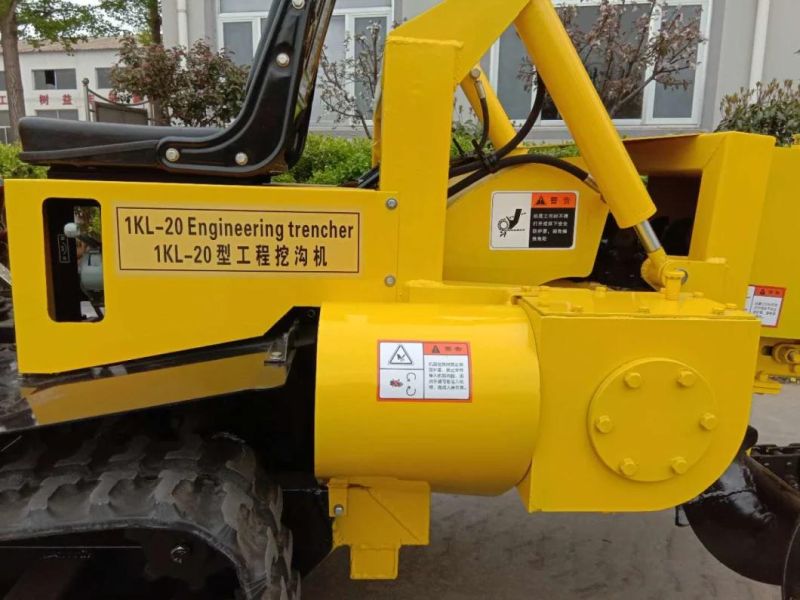 Gasoline Engine Small Trencher Agriculture Trenching Machine