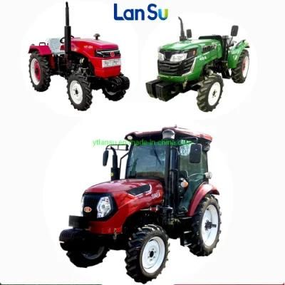 High Quality Tractor Four Wheel Drive Farm Wheel Tractor for Agriculture (75HP, 4WD with Cab)