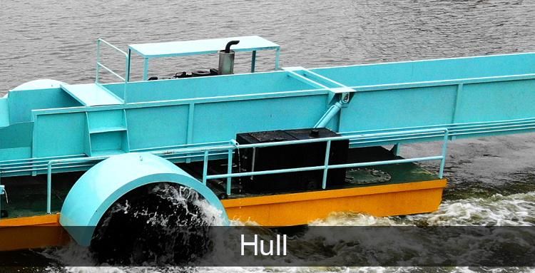 Widely Used Collect Trash Boat with Back Conveyor