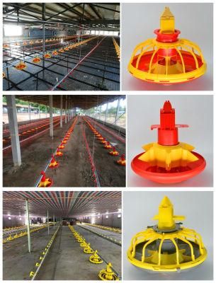 Poultry Farm PVC Plastic Broiler Pan Feeder Baby Chicken Feeder Trays