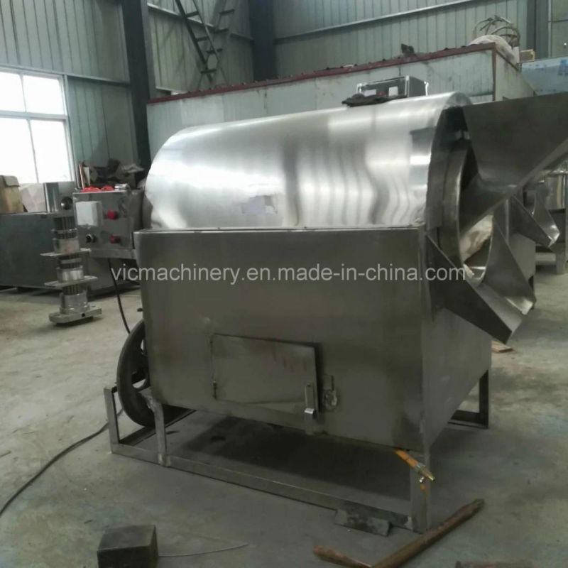 Gas combustion system nut roasting machine peanut roaster