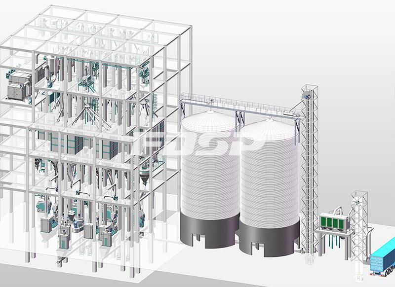 High Quality Poultry Feed Mill Production Line Processing Line for Feed