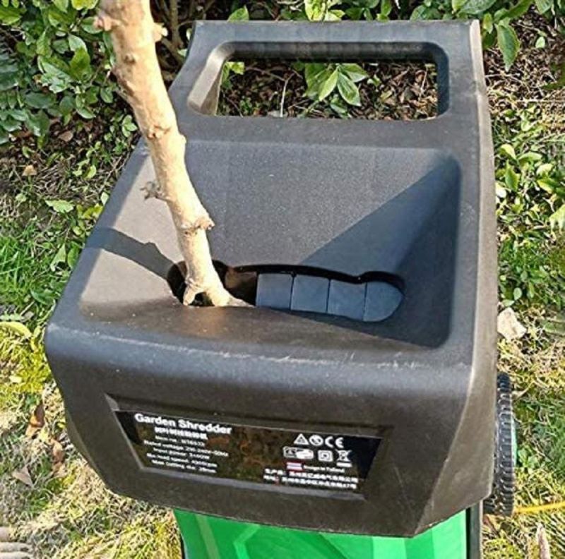 Super Silent-2600W Powerful-Electric Garden Branches/Trees/Leaf Shredder/Shredding Machine-Power Tools