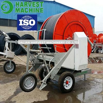 PE Watering Hose Reel Machine Micro Sprinkler Traveling Irrigator for Sale