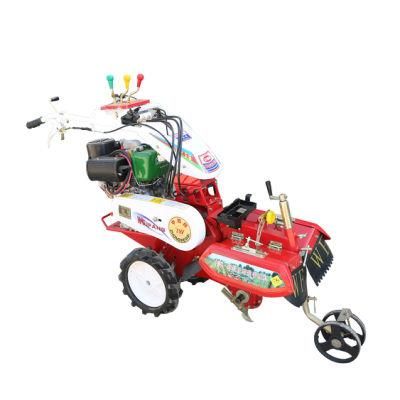 Control Remote Agricultural Pedrail Type Mini Tiller Weeding Machine for Orchard Greenhouse at Good Price