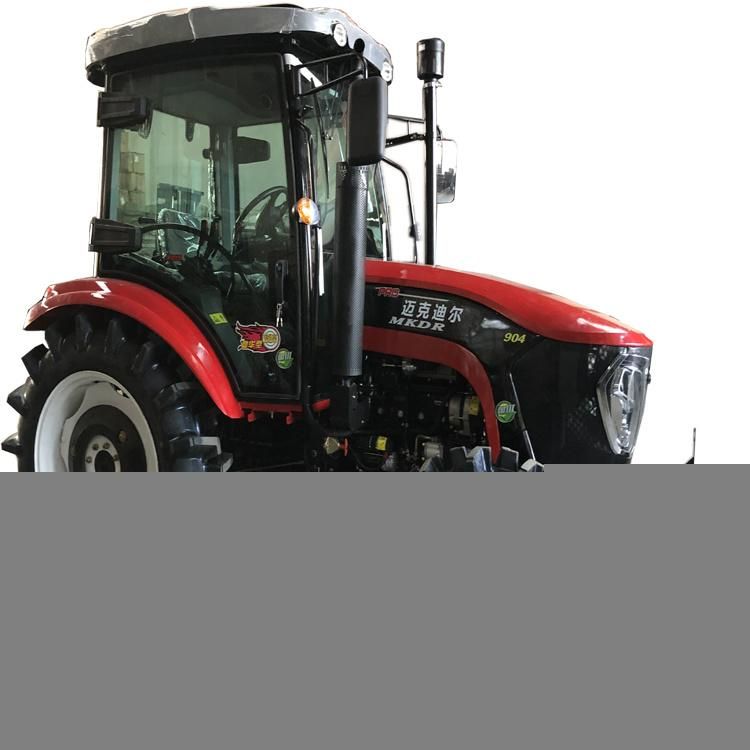 Factory Directly Farm Mini Tractor with Drive Cab in 90HP