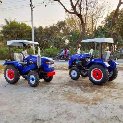 Walking Tractor 4 Wheel Drive Tractor 3 Point Suspention Mini Tractor