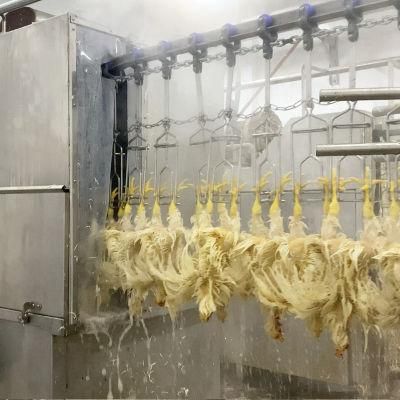 300-800bph Chicken Abattoir Slaughtering Cutting Machine