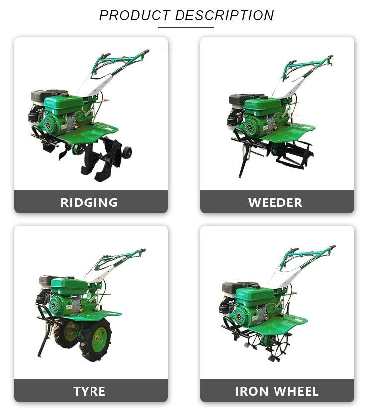 Hot Sale Garden Field Walking Rotavator Farm Cultivator Tiller for Sale