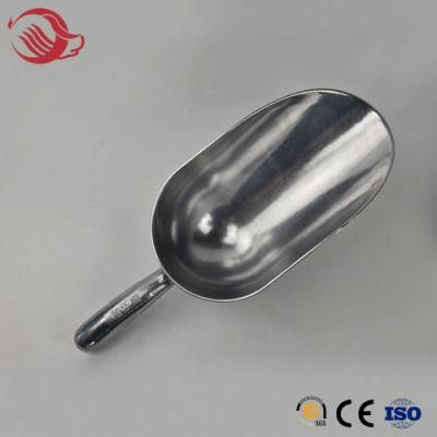 Feeding Shovel Stainless Steel Animal Food Scoop