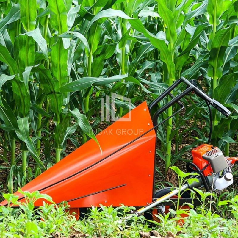 Hand Push Corn Pepper Sugar Cane Sunflower Soybean Gasoline Harvester