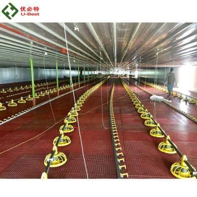 Controlled Broiler Poultry Farms Shed Design with Automatic Equipment