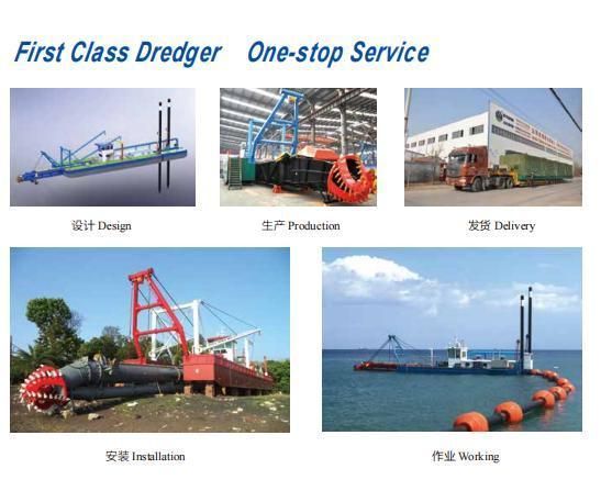 Relong High Efficient Cleaning Environmental Dredging Project Sand Dredger and Sand Removal 18" 20" 22" 24" Cutter Suction Dredger