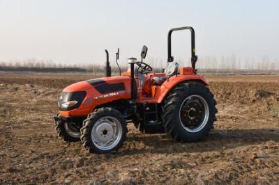 High Quality Low Price Chinese 70HP 4WD Tractor for Farm Agriculture Machine Farmlead Brand Tractor with Rops by Deutz-Fahr