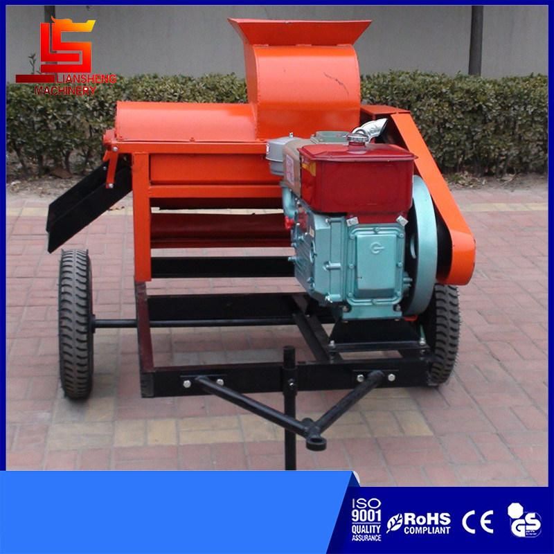 Corn/Maize Thresher Sheller Matched with Diesel Engine/Electric Motor/Pto Driven High Efficiency 4-5 T/H