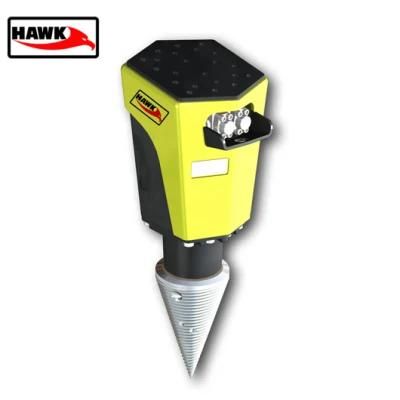 Hawk Screw Wood Splitter Excavator Hydraulic Cone Log Splitter