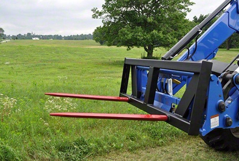 Hay Spear with Stabilizer Bale Spike Fork Tine