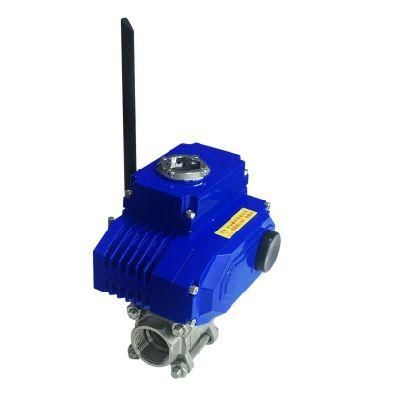 4G Lorawan Mobile Phone Controlled 380V AC Electric Ball Valve Actuator