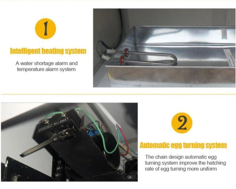 CE Approved Eggs Automatic Poultry Chicken Egg Incubator
