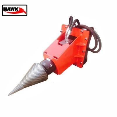 High Drilling Speed Excavator Screw Cone Log Splitter