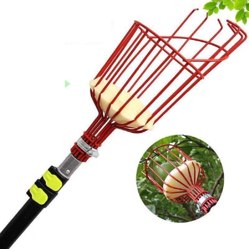 Fruit Pick Basket Steel Farm Gardening Tree Fruit Picker Crop Picking Tool Tree Crop Picking Garden Tool Wyz18405