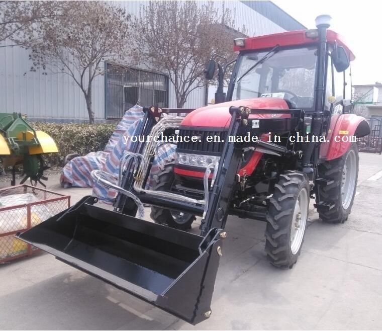 New Design Tz06D Euro Quick Hitch Type 4in1 Bucket Tractor Front End Loader Made in China